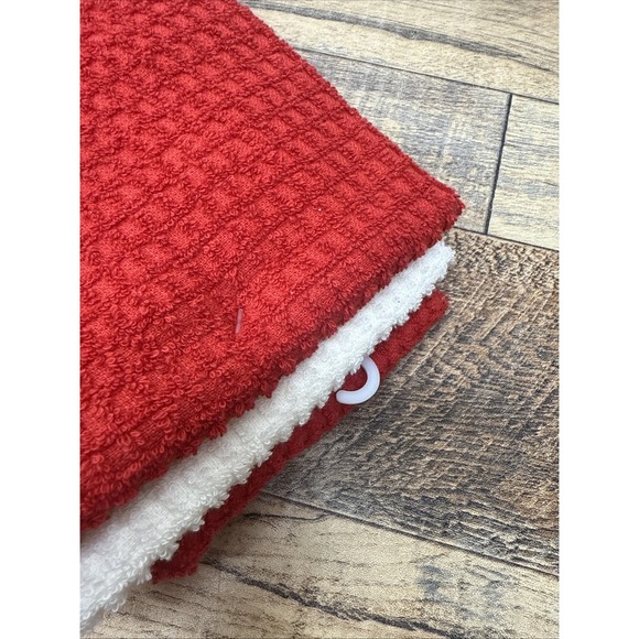 Casaba Christmas Dog Hand Towels Set of 3 • Cotton Lyocell Poodle Holiday - Picture 6 of 7